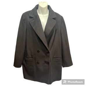 forstmann  by Loring black Wool Blazer Vintage  Size 12
